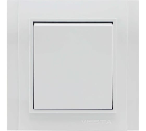 Изображение товара Набор Выключатель Рим одноклавишный без рамки,6шт Metronex Electric FVK000101BEL-6