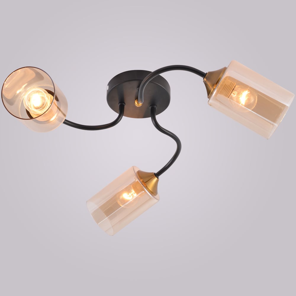 Изображение товара Потолочный светильник ReLuce 01608-0.3-03 BK+BRASS для дома