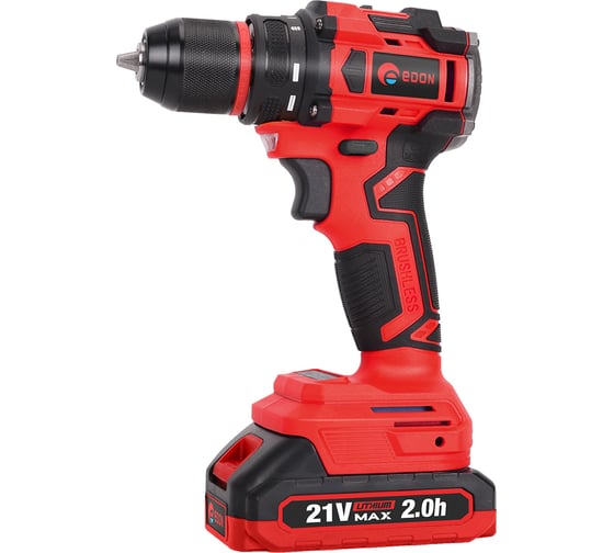 Изображение товара Аккумуляторная дрель-шуруповерт EDON UAD-21BL 22977