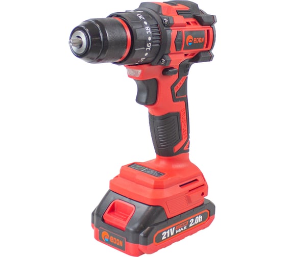 Изображение товара Аккумуляторная ударная бесщеточная дрель-шуруповерт EDON UAD-21PBL 27519