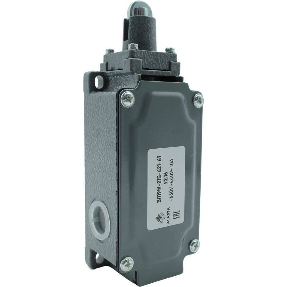 Изображение товара Выключатель путевой концевой Аласта ВП19М-21Б-421-67 AL-VP16MB-421-2.16