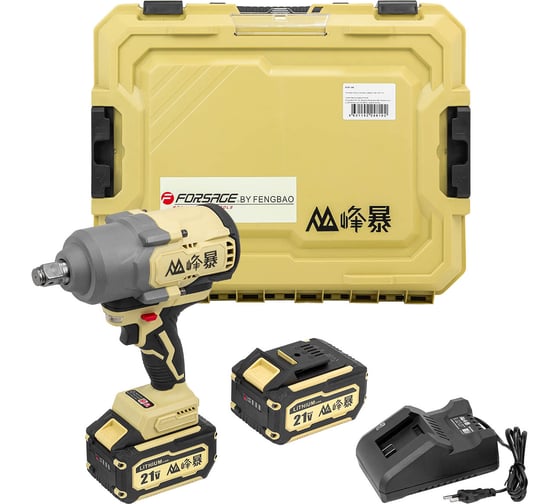 Изображение товара Гайковерт аккумуляторный ударный Forsage 3/4 F-BLMI-268(61612)