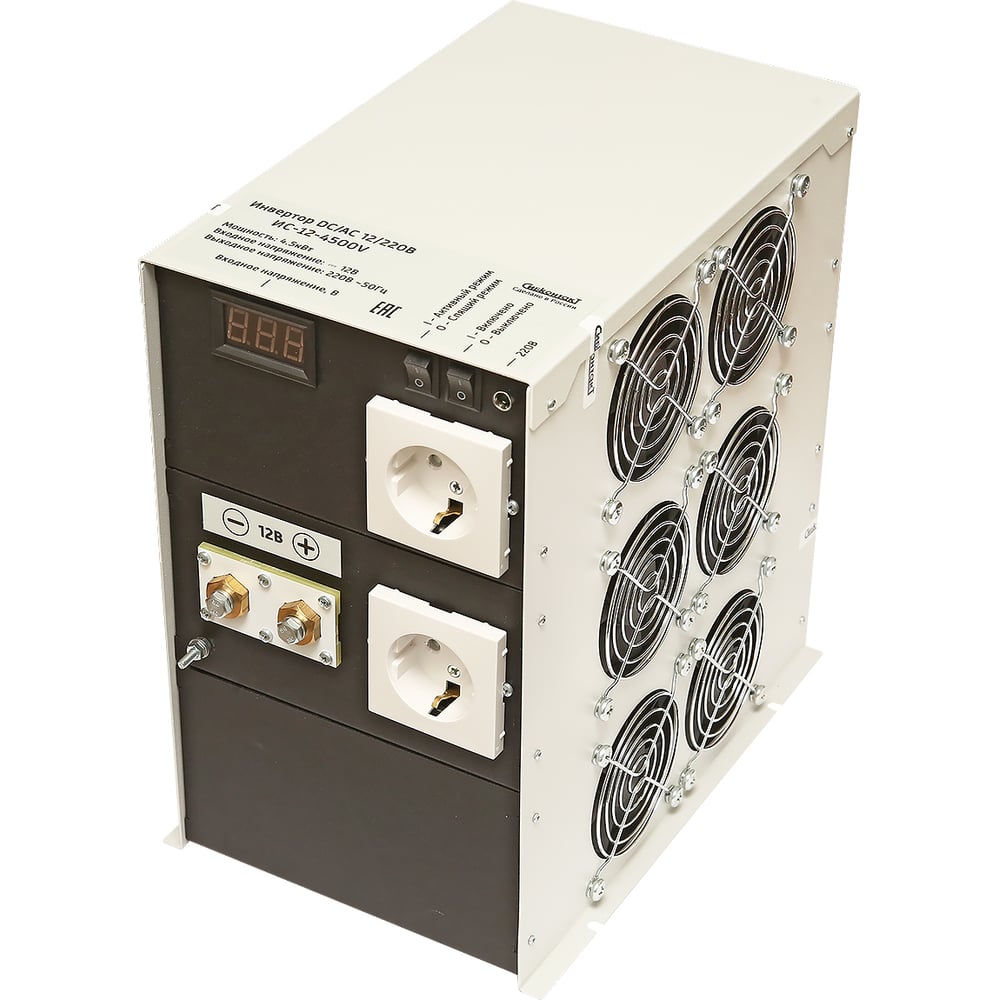 Изображение товара Преобразователь напряжения СИБКОНТАКТ ИС-12-4500V ЦБ-00003158 бытовой мощный