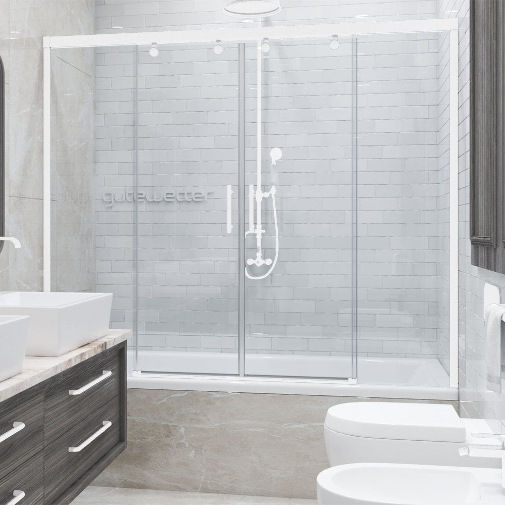 Изображение товара Шторка на ванну GuteWetter GWMPSLPR864 180x160 см с раздвижным механизмом