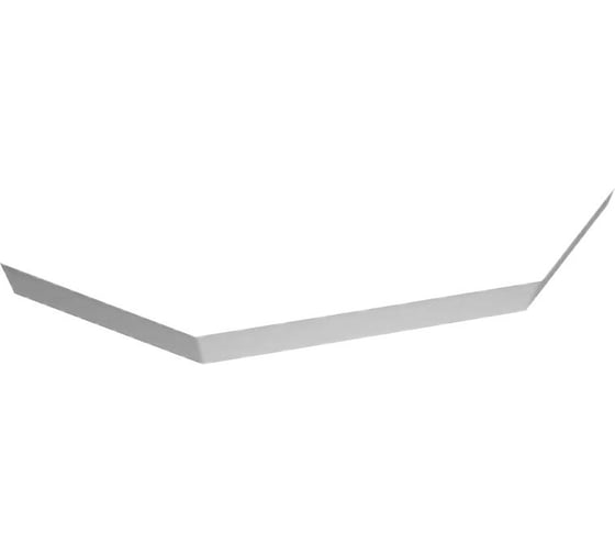 Изображение товара Экран полуподиум из искусственного мрамора Cezares пятиугольный, 1000x1000x135, белый Bianco TRAY-S-P-100-SCR-W