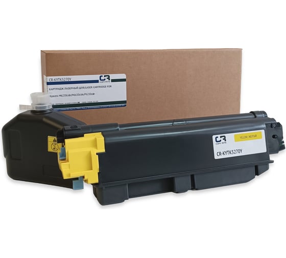 Изображение товара Картридж лазерный COPYRITE CR-KYTK5270Y TK-5270Y желтый (6000стр.) для Kyocera M6230cidn/M6630cidn/P 2020803