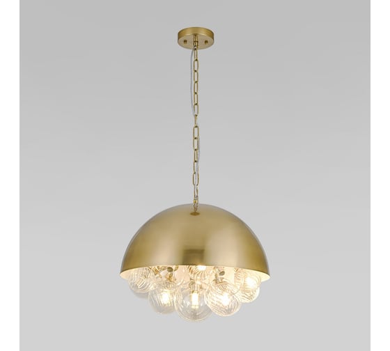 Изображение товара Подвесной светильник Eurosvet со стеклянными плафонами 30177 латунь a069151