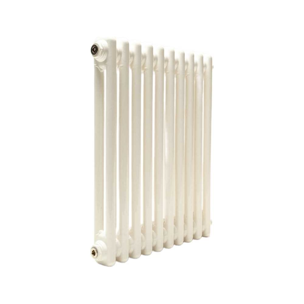 Изображение товара Трубчатый радиатор обогрев ТЕПЛОФОРТ 12 кв.м., двухтрубный, габаритная высота секции 575 мм, 16 секций, боковое подключение 3/4”, цвет белый глянец 200093