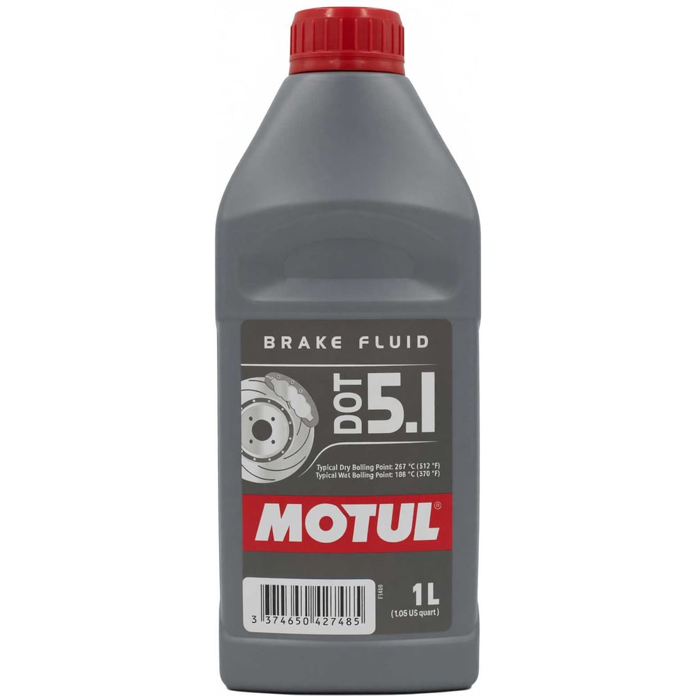 Изображение товара Жидкость тормозная MOTUL DOT 5.1 1 л для надежного торможения