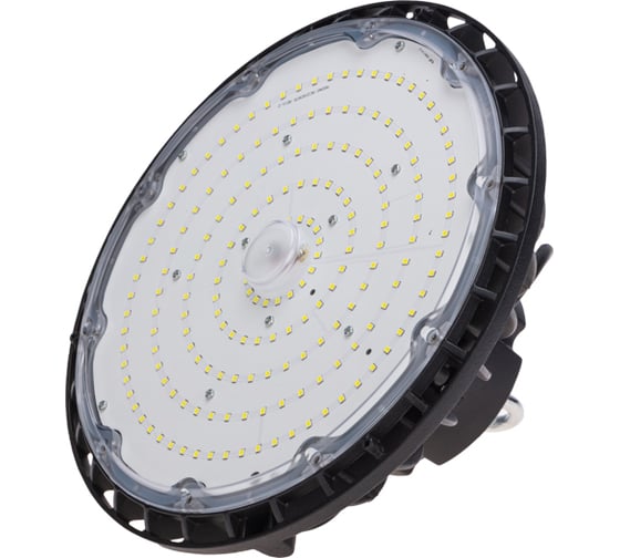 Изображение товара Светильник REXANT для высоких пролётов ДСП 01 200 Вт 6500 К IP65 20000 Лм черный 607-297