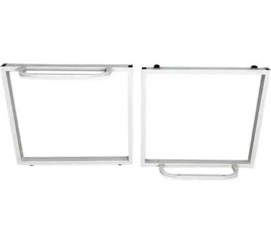 Изображение товара Подстолье Solarius цвет белый, мебельная опора, комплект из 2 ножек для журнального стола, высота ножки 47 см 999-0007-2