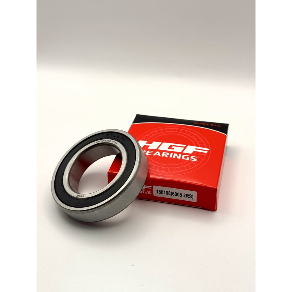 Изображение товара Подшипник радиальный шариковый однорядный 6008 2RS 40х68х15мм HGF
