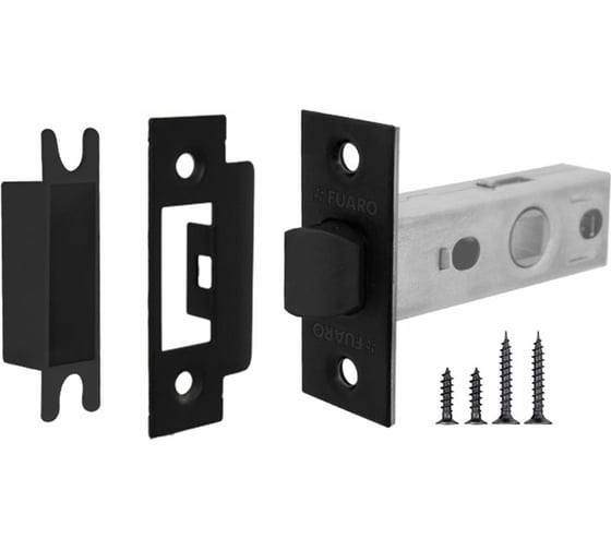 Изображение товара Врезная защелка Fuaro PLASTIC P12-45-25 BL черный 42357