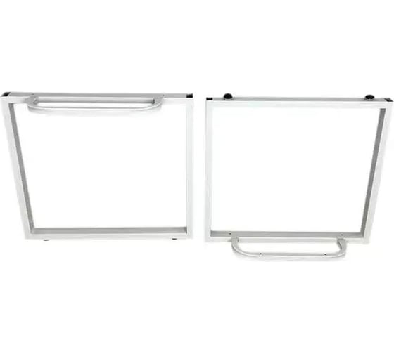 Изображение товара Подстолье Solarius мебельная опора, комплект из 2 ножек для журнального стола, 70x47 см, цвет белый 999-10005