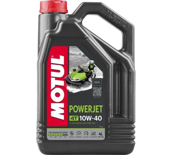 Изображение товара Моторное масло MOTUL POWERJET 4T 10W40 4 л 113474