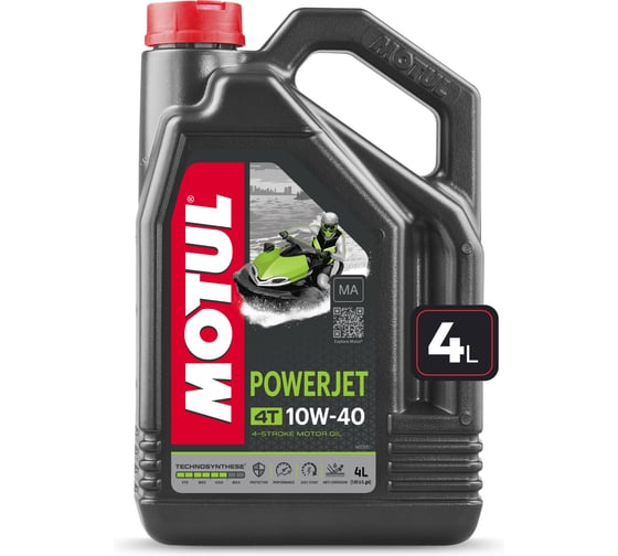 Изображение товара Моторное масло MOTUL POWERJET 4T 10W40 4 л 113474
