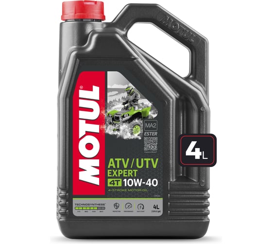 Изображение товара Моторное масло MOTUL ATV UTV EXPERT 10W40 4T 4 л 113175