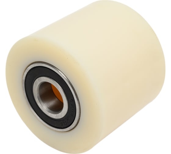 Изображение товара Колесо нейлон б/г без кронштейна малое для рохли (80х70 мм) MFK-TORG 104080-70-Flat-Nylon