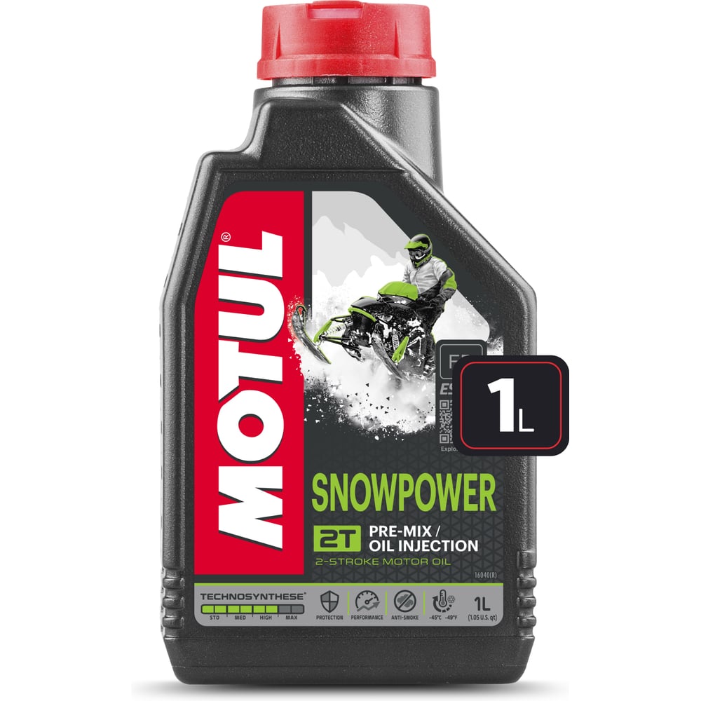 Изображение товара Моторное масло MOTUL SNOWPOWER 2T 1 л - для снегоходов и мотовездеходов