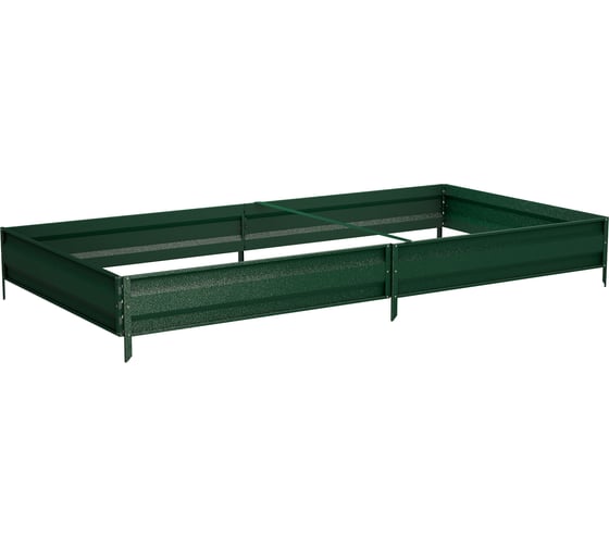 Изображение товара Готовая грядка Delta-Park GM100-2 1х2 м, зелёная, 19 см 3001038_2