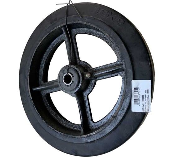 Изображение товара Колесо б/г обрезиненное без кронштейна D85 250 мм MFK-TORG 1080250