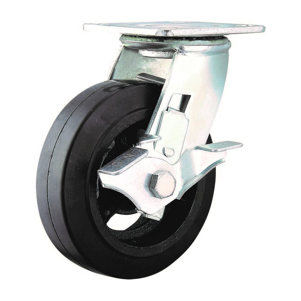 Большегрузное обрезиненное поворотное колесо MFK-TORG