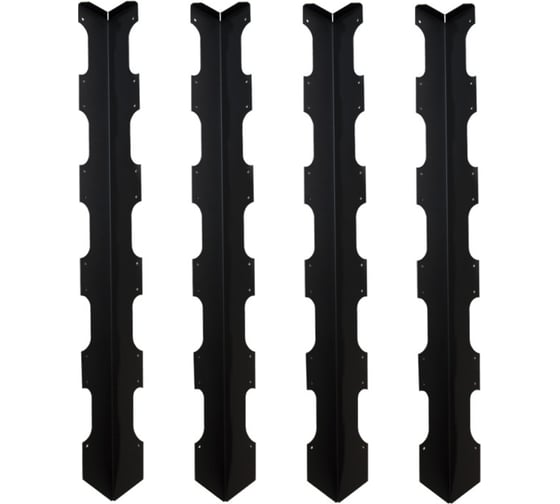 Изображение товара Колышки для деревянных грядок Delta-Park CB75-5 чёрные, 4 шт. 3003023