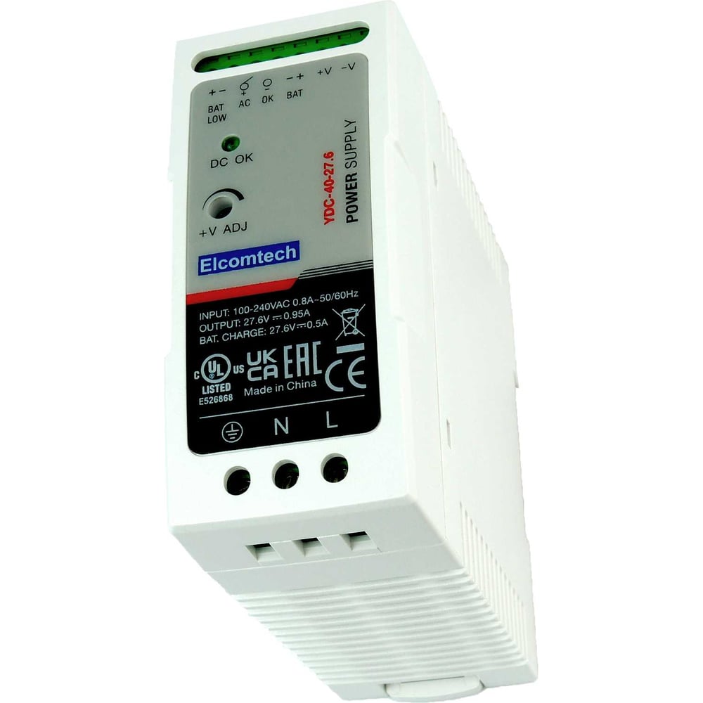 Изображение товара Блок питания с функцией UPS ELCOMTECH YDC40-27.6 УТ-00027191