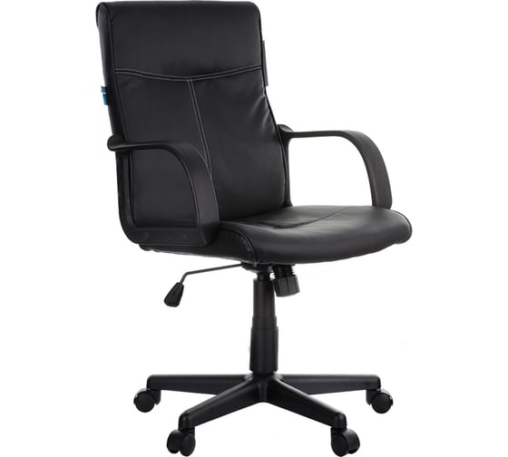 Изображение товара Кресло оператора Helmi HL-M03 Referent экокожа черная, механизм качания 283158