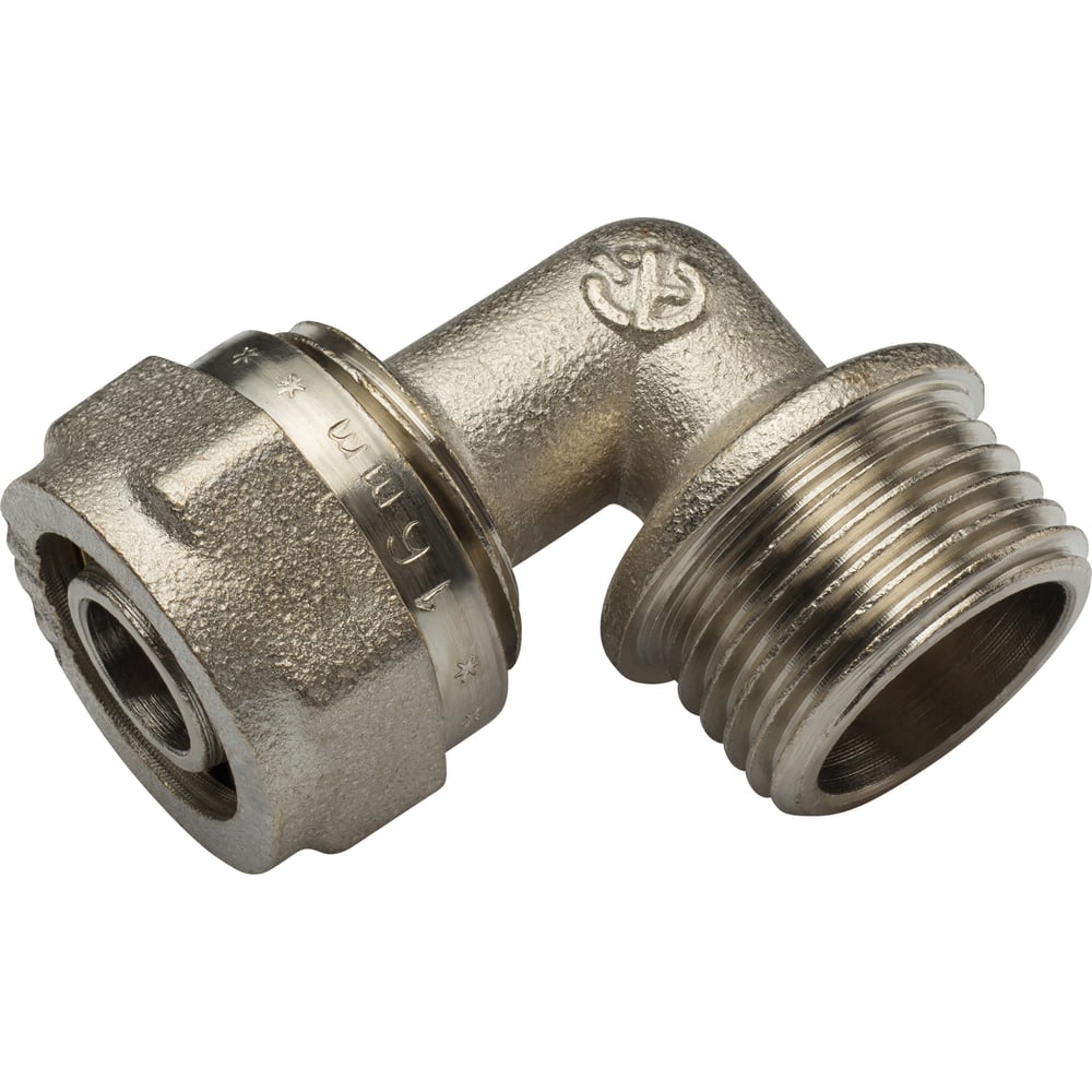 Изображение товара Уголок AQUALINK 20х3/4 нар никелированная латунь цена за упаковку 10 шт