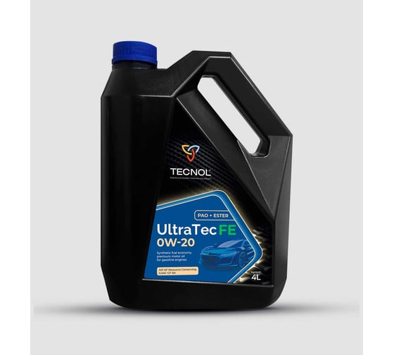 Изображение товара Масло TECNOL UltraTec FE 0W-20 PAO+Ester ILSACGF-6A синтетическое энергосберегающее моторное масло премиум класса 394017-004