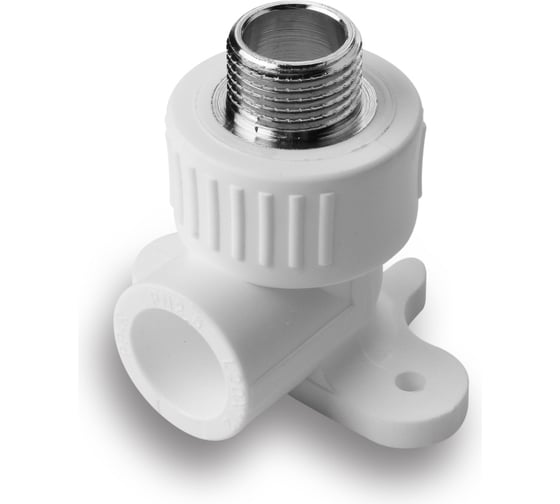 Изображение товара Уголок AQUALINK ПП с настенным креплением 25х1/2 нар 10 шт. 03885