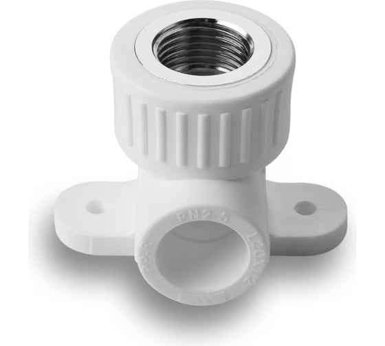 Изображение товара Уголок AQUALINK ПП с настенным креплением 20х1/2 вн 10 шт. 03541