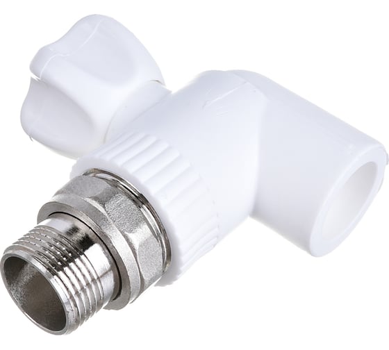 Изображение товара Шаровой кран для радиаторов AQUALINK ПП угловой 25х3/4 5 шт. 03641