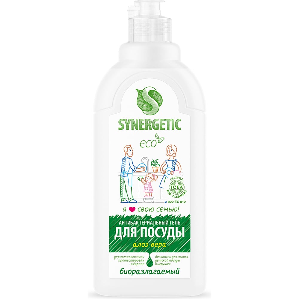 Концентрированное средство для мытья посуды и фруктов SYNERGETIC 103053/14