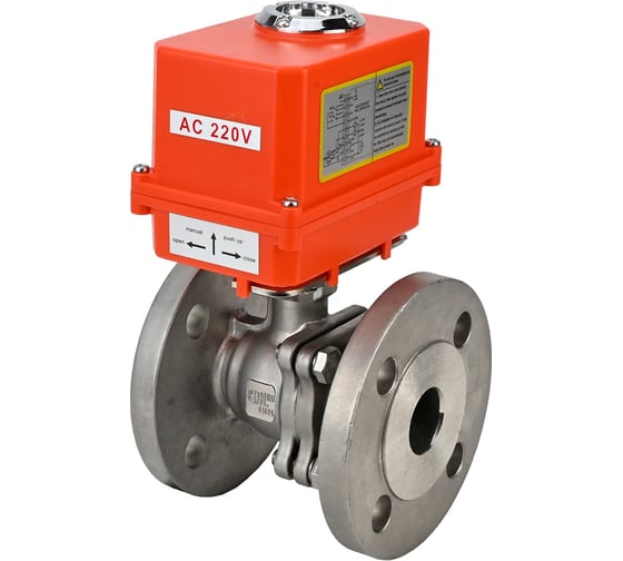 Изображение товара Шаровой кран DN.ru КШФП.316.200 Ду15 Ру40 с электроприводом QT-003-MINI 220В D160-01984