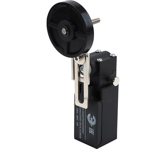 Изображение товара Выключатель путевой концевой МЭЗ ВП19М21Б292-65 У2.28.33АФ поворотный регулируемый рычаг с регулируемым колесом 1НО+1НЗ мгновен. действие ЕА192922833АФ