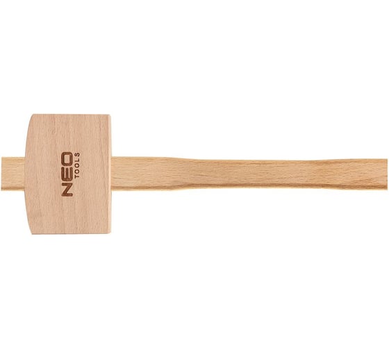 Изображение товара Деревянная киянка NEO Tools 100x70x46 мм, деревянная рукоятка 320 мм 25-076