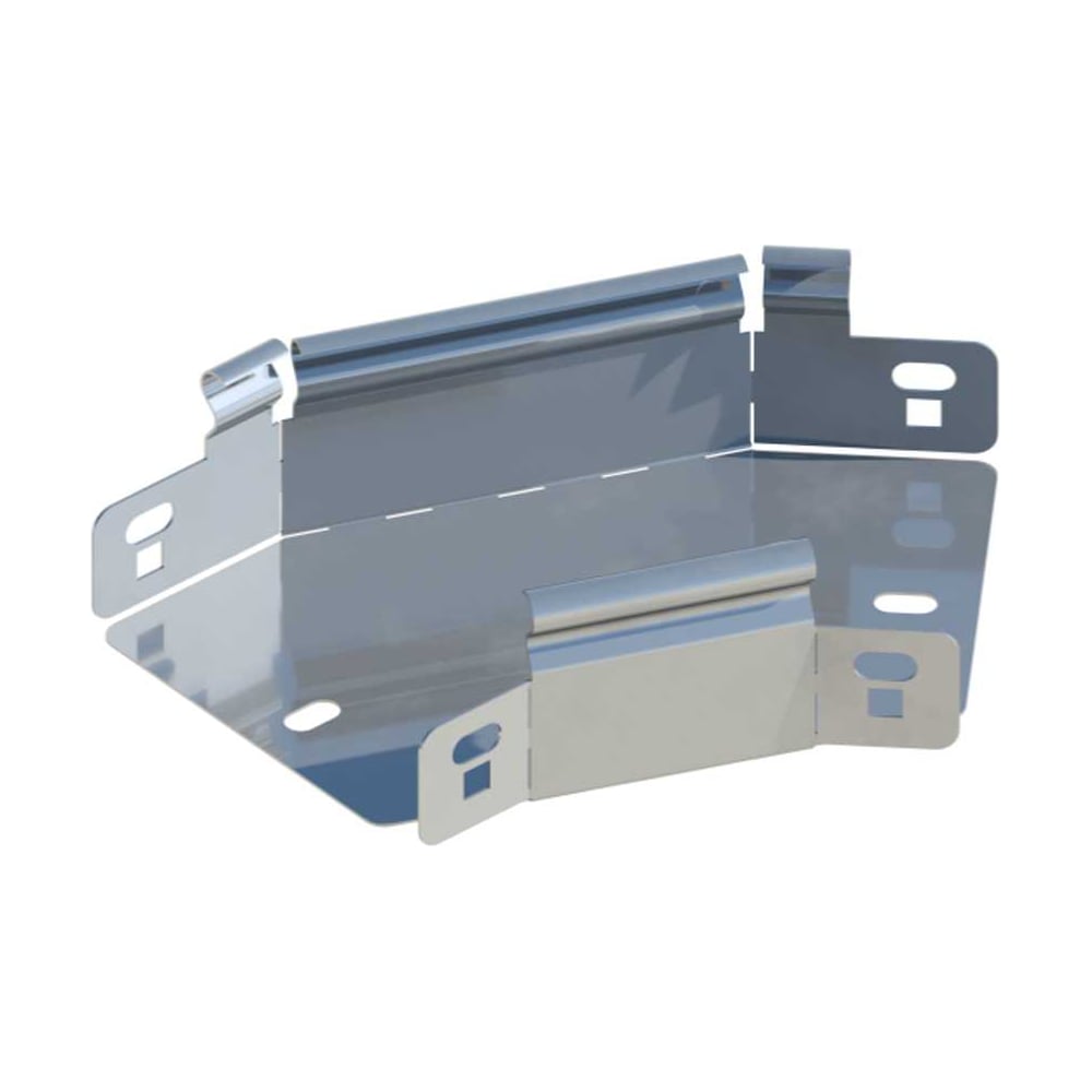 Изображение товара Угол горизонтальный для кабельных лотков 45 градусов сталь 500x80мм