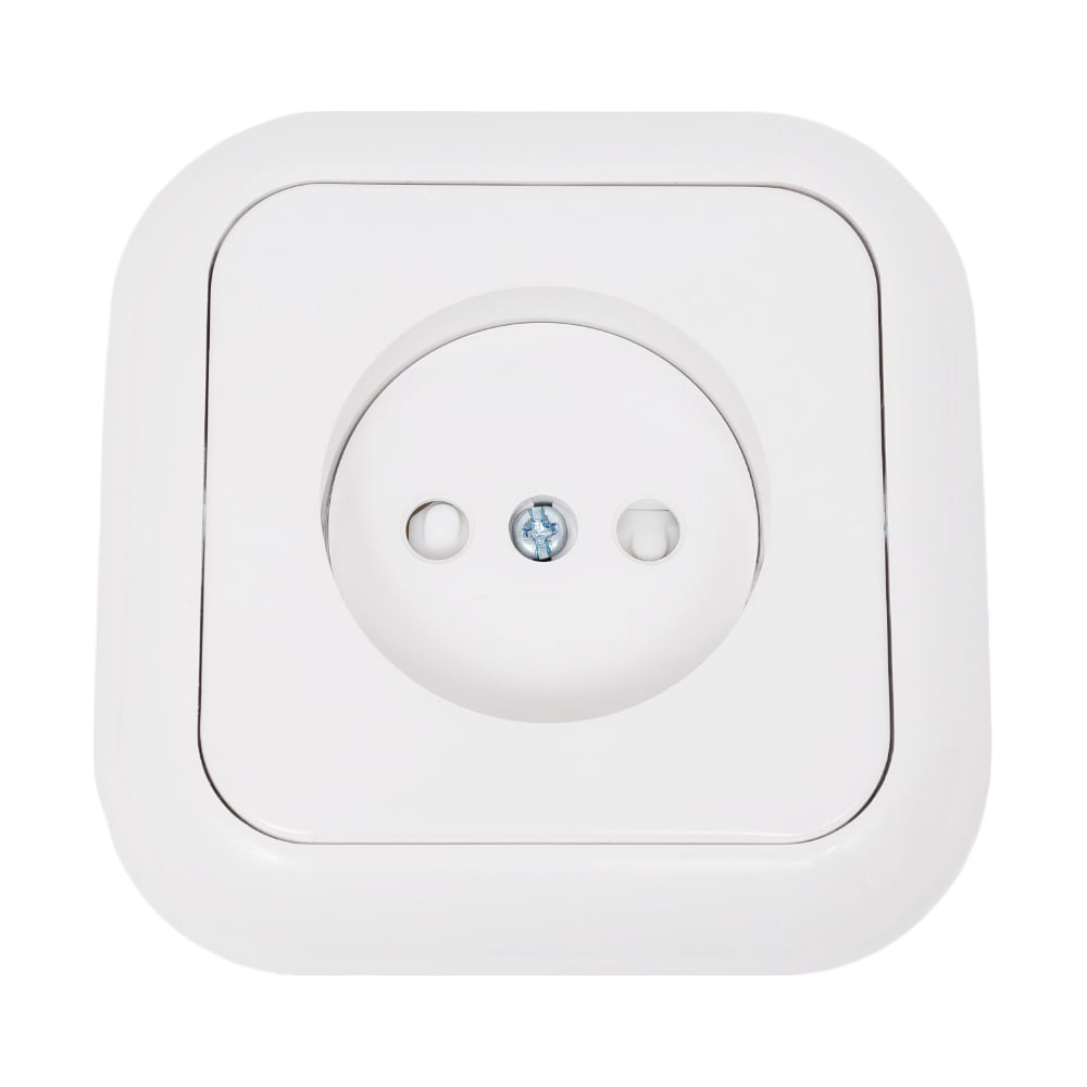 Изображение товара Розетка Bylectrica 1-местная СУ со шторками, серия ГАРМОНИЯ, белый, РС16-252