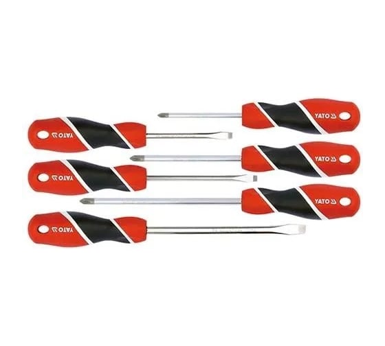 Изображение товара Набор отвёрток YATO 6 предметов YT-25977