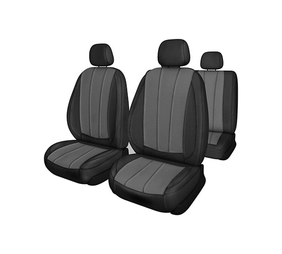 Изображение товара Чехлы на сиденья SKYWAY KIA RIO 4 поколение FB, 2017-н.в., седан, жаккард, 12 предметов NEXT S01306002