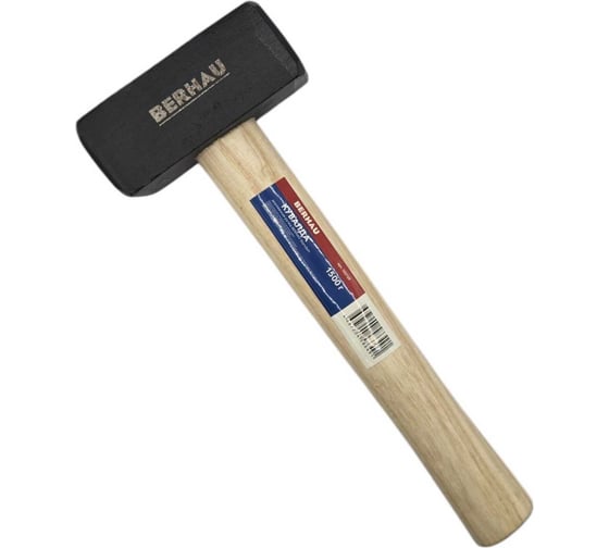 Изображение товара Кувалда Berhau 1500г деревянная ручка Standart 102125