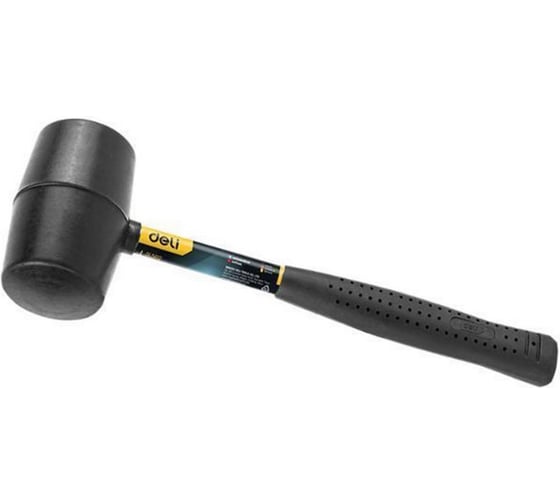 Изображение товара Киянка резиновая DELI 450гр DL5916 фиберглассовая рукоять с резиновой вставкой 168347