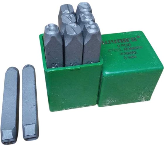 Изображение товара Набор клейм WYNNS цифровые, 8мм W2606E 00000027365