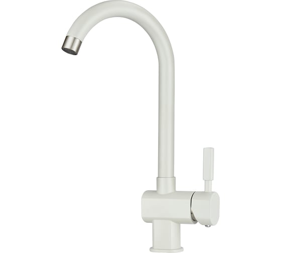 Изображение товара Смеситель для кухонной мойки Granula Standart белый ST-31