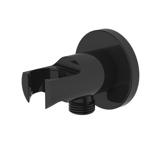 Изображение товара Шланговое соединение CLEVER ROUND матовый черный 61113