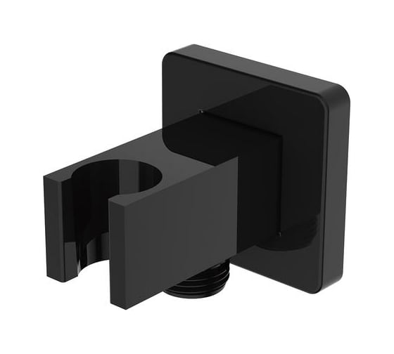 Изображение товара Шланговое соединение CLEVER SQUARE матовый черный 61112