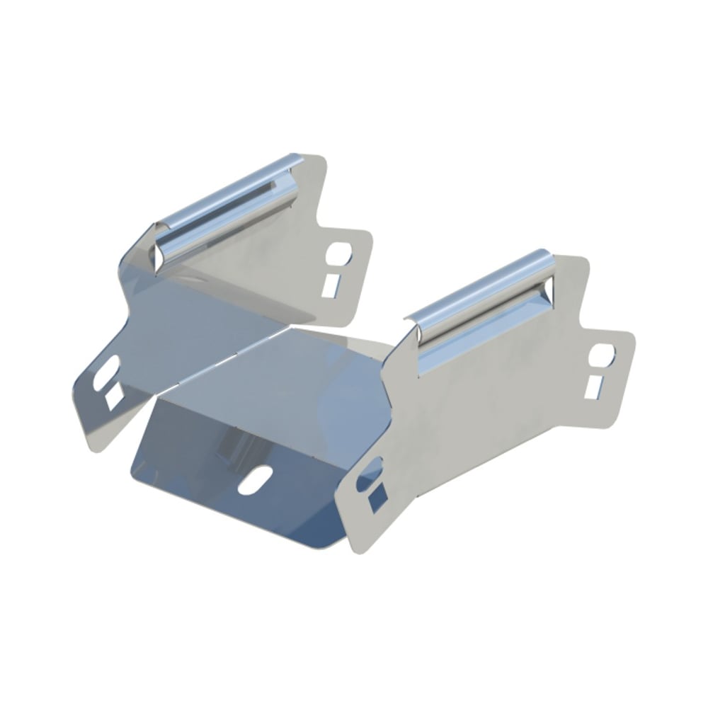 Изображение товара Угол внешний ООО Стальные системы US-45N 200x100 1,5мм для монтажа и защиты кабелей