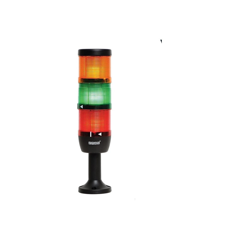 Изображение товара Сигнальная колонна Emas 70 мм, красная, желтая, зеленая, 24 В, стробоскоп FLESH IK73F024XM01
